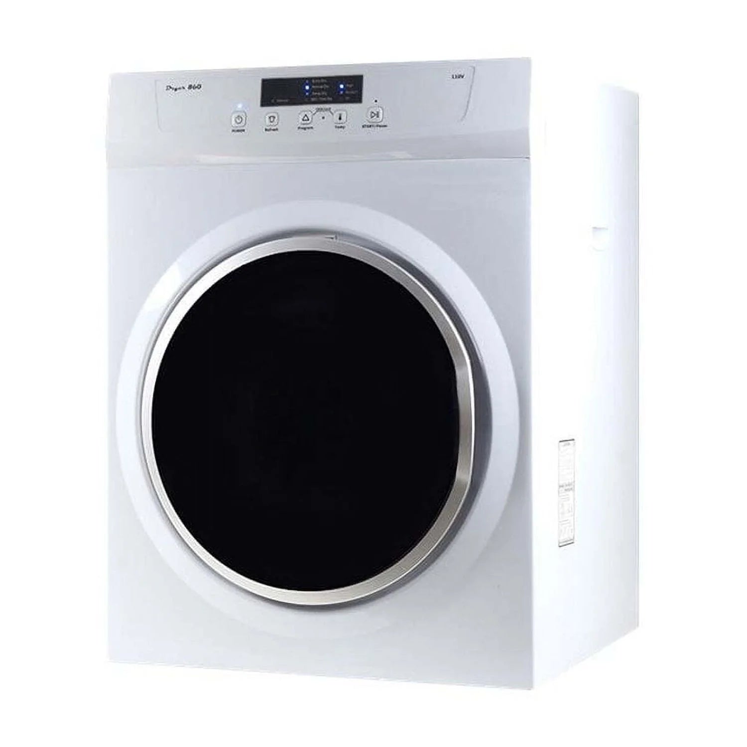 3.5 cu.ft. Compact Electric Standard Dryer with Refresh function, Sensor Dry, Wrinkle guard