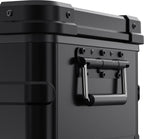 APL35 Aluminum Dual Zone 37QT Portable Cooler Black