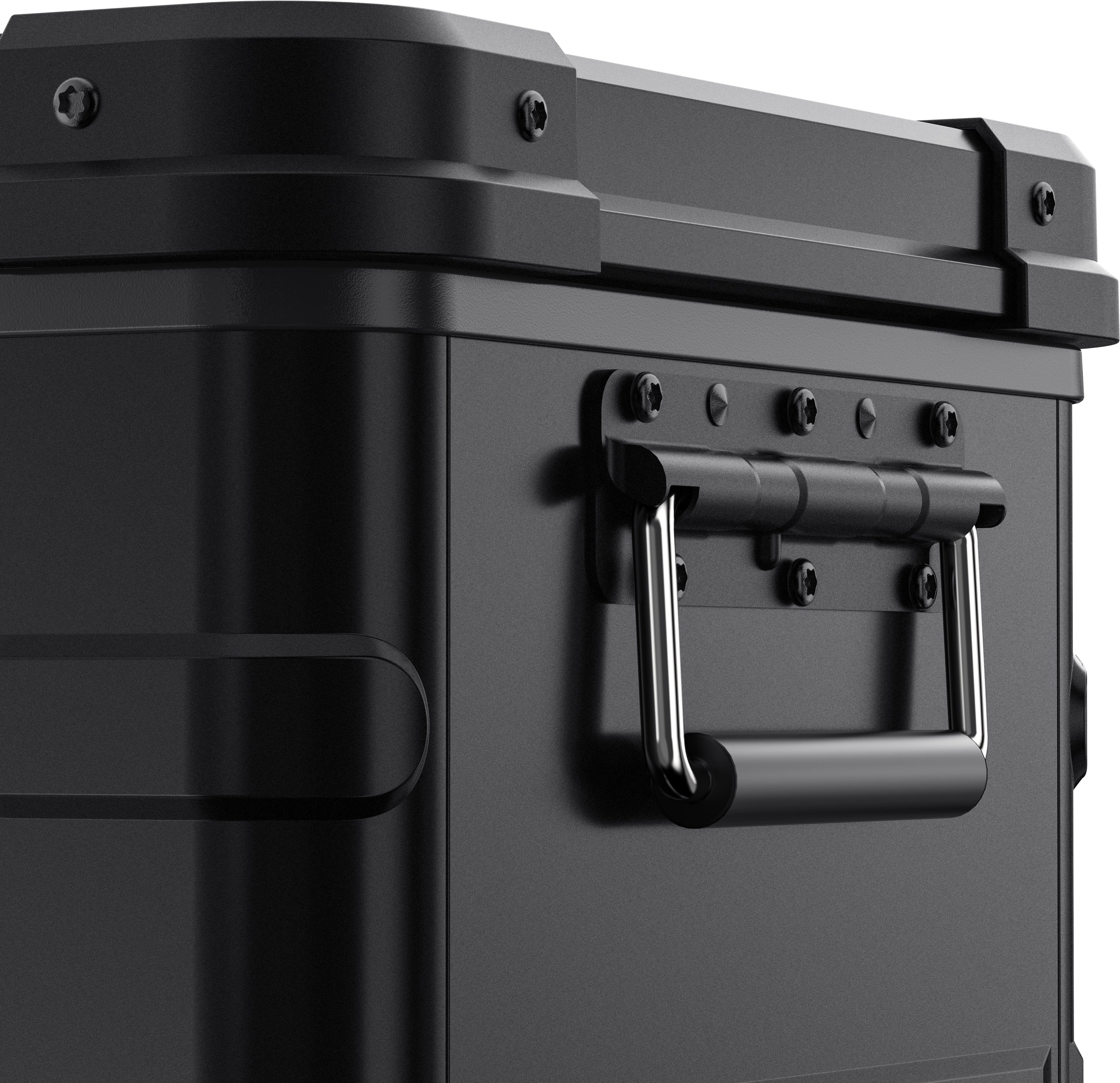APL35 Aluminum Dual Zone 37QT Portable Cooler Black