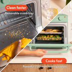 bella 6-Slice Toaster Oven, Oatmilk