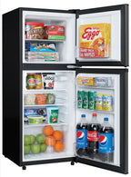Danby 4.7 cu. ft. 2-door Compact Fridge in Black Stainless Steel Look DCR047A1BBSL