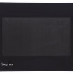 Magic Chef 1.6 Cu. ft. 1100W Countertop Microwave Oven with Push-Button Door in Black, New