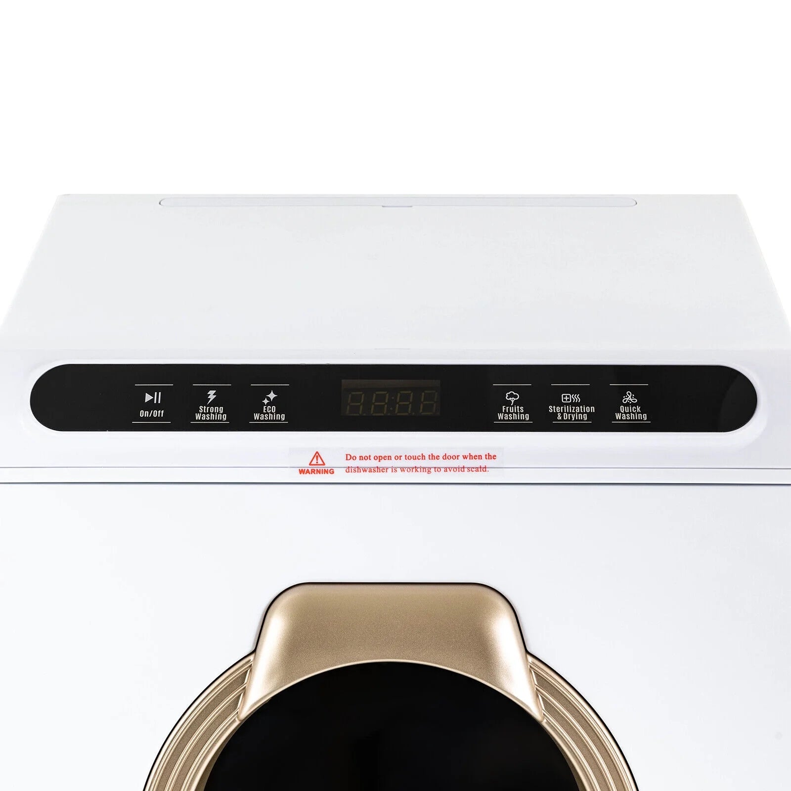 Portable Countertop Dishwasher Air Drying 5 Programs W/ 7L Water Tank 110V