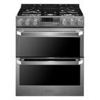LG LUTD4919SN 7.3 Cu. Ft. Dual Fuel - Double Oven Range with ProBake Convection