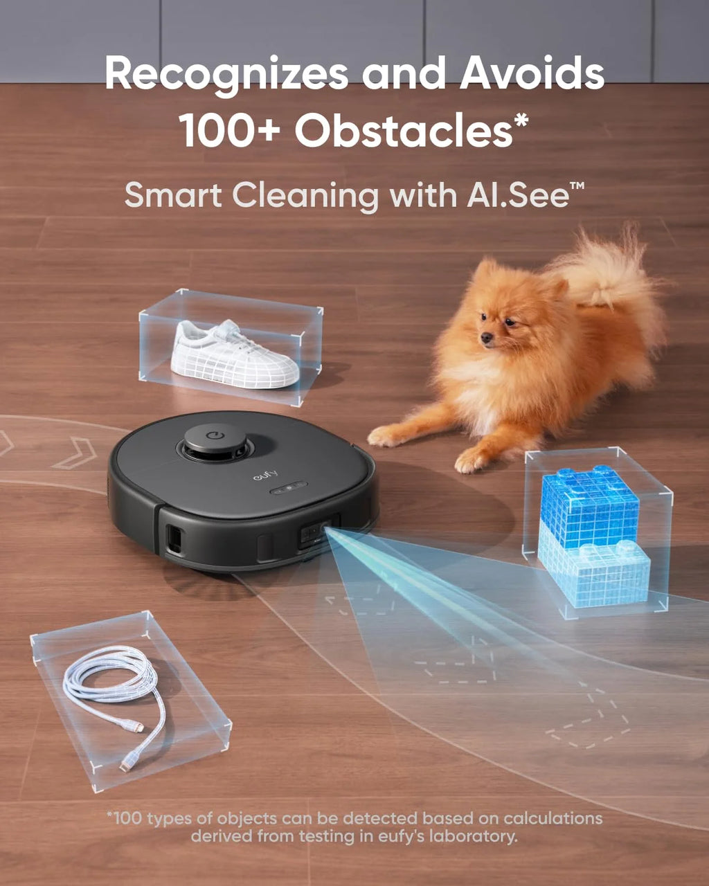 eufy X10 Pro Omni Robot Vacuum + 6-Pack Large Capacity Dust Bags