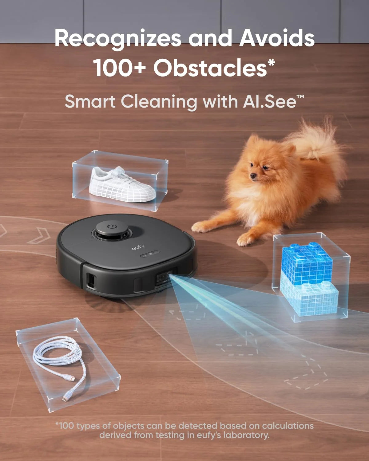 eufy X10 Pro Omni Robot Vacuum + 6-Pack Large Capacity Dust Bags
