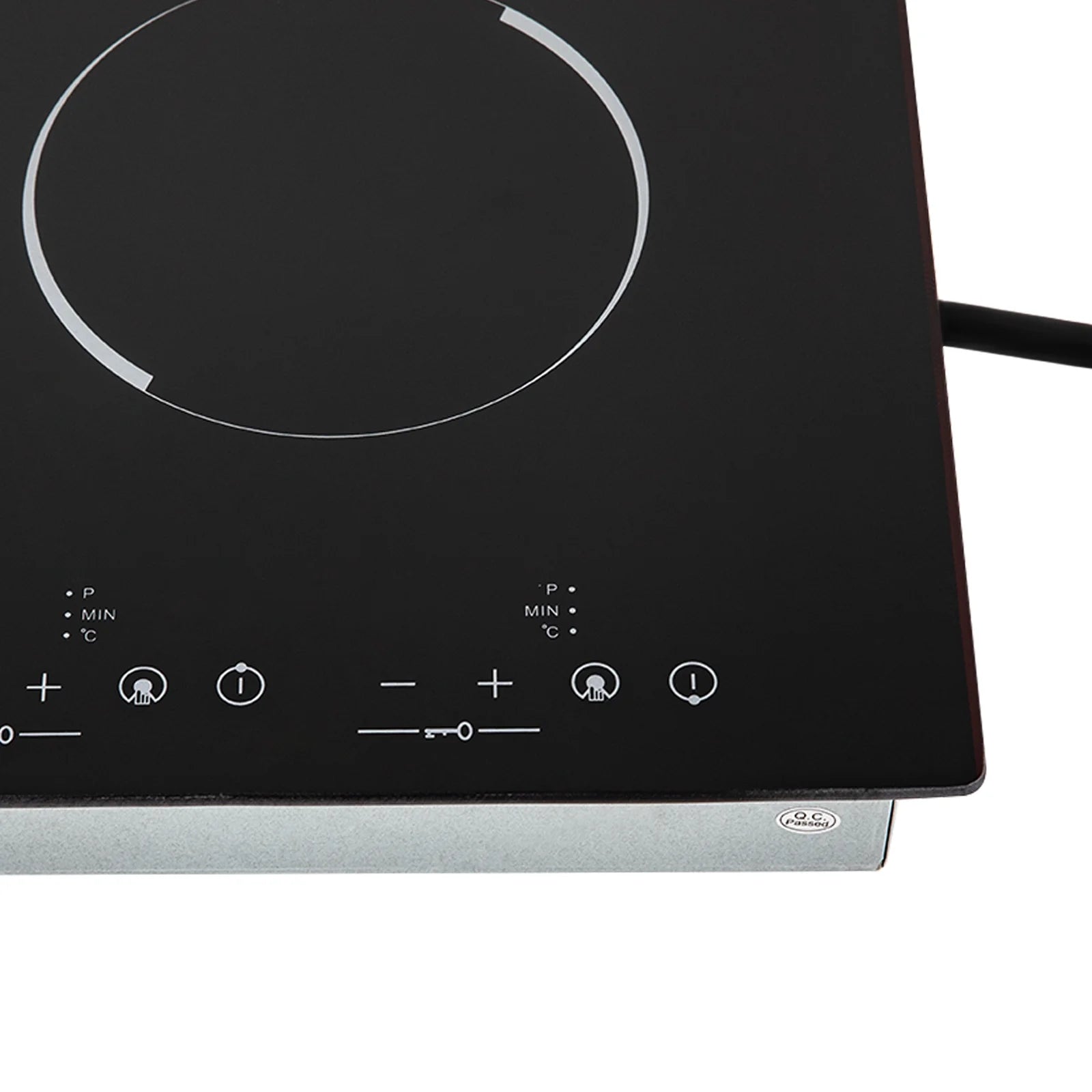 Built-in Cooktop 3000W, Electric Stove Top with 4 Electric Burners, 9 Heating Level, Kid Safety Lock, Sensor Touch Control, 110V Electric Cooktop