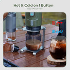 HiBREW H4B Portable Espresso Maker, Travel Coffee Machine for Car & Home, Fit Nes*/DG*/Pods/Ground Coffee