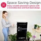 Frigidaire Retro 3.1 Cu ft Two Door Compact Refrigerator with Freezer, Red