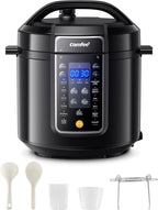 COMFEE�� 6QT Electric Pressure Cooker, 9-in-1 Instant Multi Cooker Olla de Presion  Rice Cooker Slow Cooker Steamer Saut�� Yogurt Maker Non-Stick Pot
