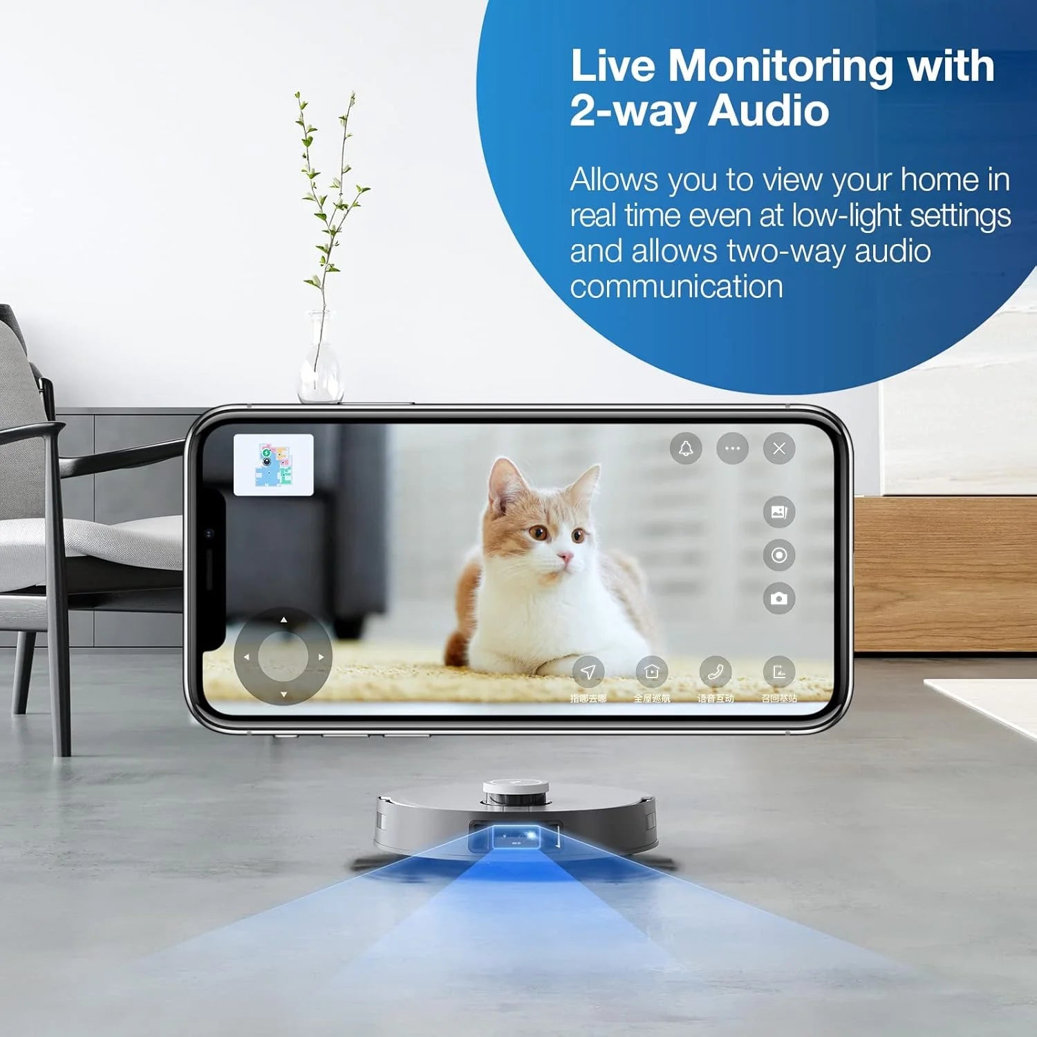 ECOVACS DEEBOT T10 PLUS Neo Robot Vacuum and Mop, Auto-Empty, AIVI 3.0, OZMO Pro 3.0 Oscillating Mopping, 3D Map, Air Freshener