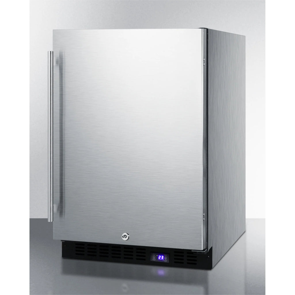 24" Wide Outdoor All-Freezer, Stainless Steel Cabinet