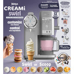 Ninja Swirl? by CREAMi? Soft Serve and Ice Cream Maker, 13 One-Touch Programs, NC701