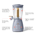 Beautiful Slush Crush 60 oz 4-Speed Frozen Drink Maker, White Icing by Drew Barrymore