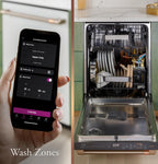 Cafe Cdt888pv 24" Wide 16 Place Setting Built-In Top Control Dishwasher - White