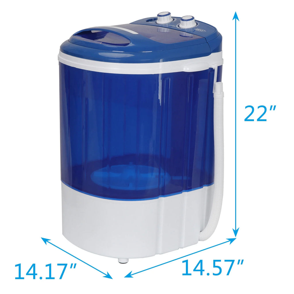 HJYURY Semi automatic mini washing machine 7.9 pounds portable washing and shaking integrated small washing equipment