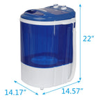 HJYURY Semi automatic mini washing machine 7.9 pounds portable washing and shaking integrated small washing equipment