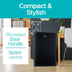 BLACK+DECKER BCRK32B Compact Refrigerator & Mini Fridge with Freezer, 3.2 cu. ft., Black