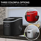 Whynter Compact Portable Ice Maker, 27 lb Capacity, Black