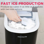 Frigidaire 26 lb. Countertop Ice Maker (EFIC102), White