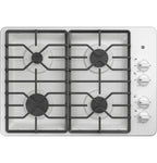 GE? Appliances 30" Built-In Gas Cooktop model JGP3030DLWW white 4 3/4 Hx 30 W x 21 D
