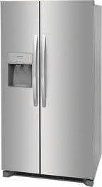 Frigidaire FRSS2623AS 26 Cu. Ft. 36" Standard Depth Side-by-Side Refrigerator, Energy Star Certified, Stainless Steel