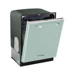 Unique Appliances Classic Retro 24" Built-in Dishwasher with Stainless Steel Tub and LED Lighting
