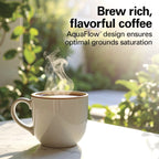 Hamilton Beach 2-Way Programmable Iced/Hot Coffee Maker, Single-Serve and 12 Cup Glass Carafe, 47501J