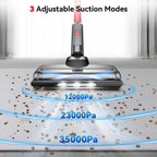 Lazyswan Cordless Vacuum Cleaner 35KPA Self-Standing Stick Vacuum 50min 400W Vac for Home Pet Hair Car Carpet Hardwood Floor, Black