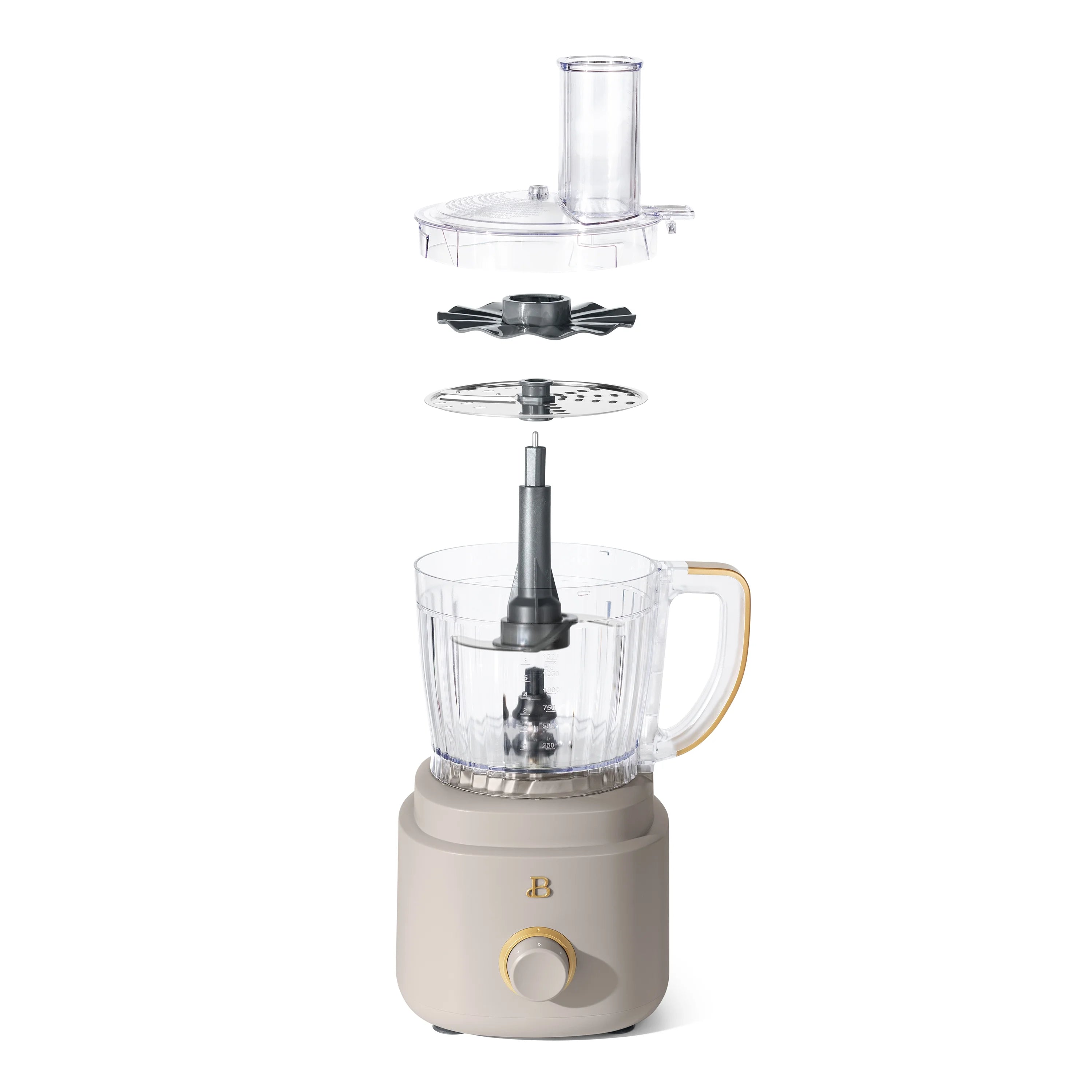 Beautiful 10-Cup Food Processor with Accessories, White Icing by Drew Barrymore