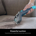 Shark StainStriker Carpet and Upholstery Cleaner, Portable with 2 Tools, 6oz Deep Clean Pro Formula and 12oz OXY Multiplier Formula, PX200 Navy/White