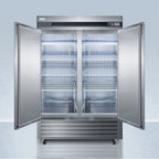 Pharma-Lab frost-free 49 cu.ft.2-door all-freezer in stainless steel