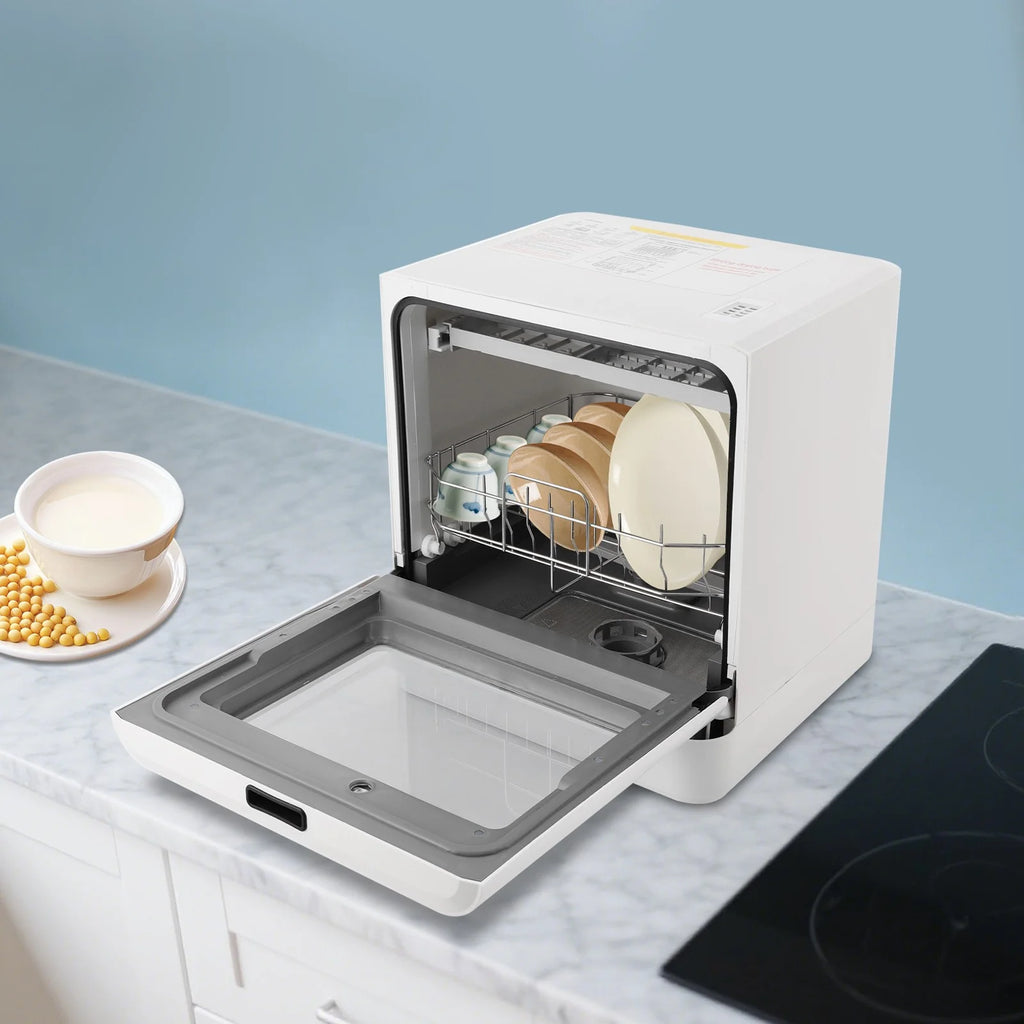 Portable Mini Dishwasher, Countertop Dishwasher, Household Mini Dishwasher for Homes, Kitchens, Small Houses, Apartments, Dormitories