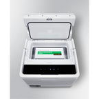 Portable 12V/24V cooler capable of operating at -12C or standard refrigerator temperatures