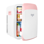 Cooluli Classic Turquoise 10 Liter Compact Portable Cooler Warmer Mini Fridge for Bedroom, Office, Dorm, Car - Great for Skincare & Cosmetics (110-240V/12V)