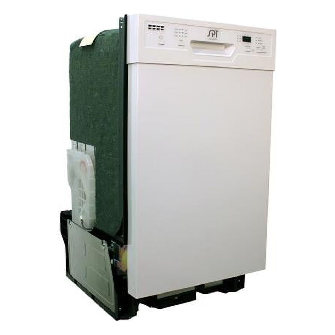 Sunpentown 18 in. Energy Star Built-In Dishwasher with Heated Drying, White