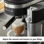 KitchenAid Automatic Milk Frother Attachment, Black Matte, KESMK4