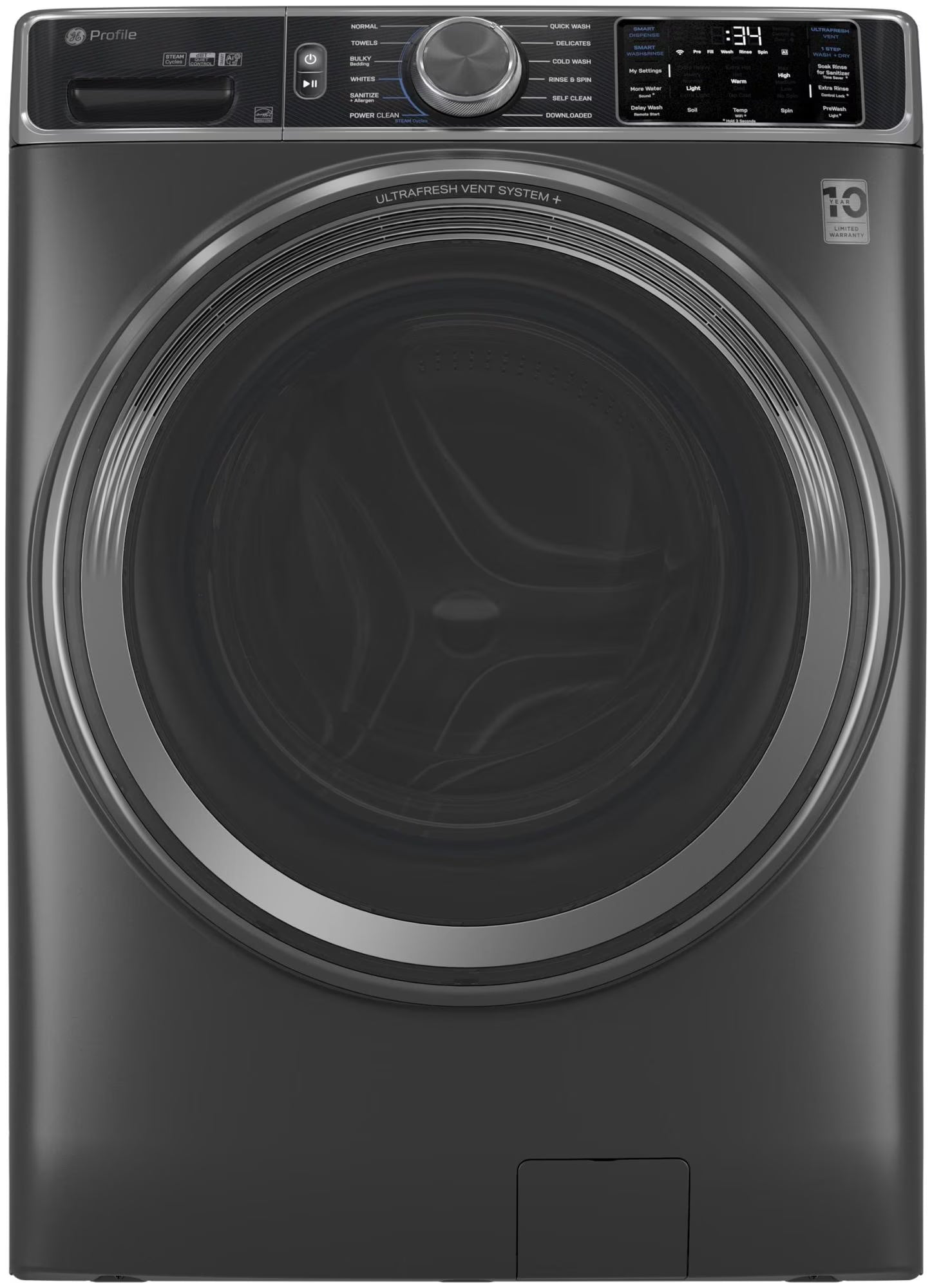 GE Profile PFW955SPWDS 28 Inch Smart Front Load Washer with 5.50 cu ft Capacity