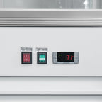 53 in. 2-Door Commercial Display Merchandiser Freezer 45 cu. ft. in White (MDF-2GD-45C-WH)