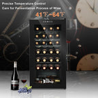 Ktaxon 18 Bottle Compressor Wine Cooler Freestanding Wine Fridge, Fast Cooling, Low Noise