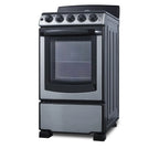 SUMMIT 20" Wide Electric Coil Range