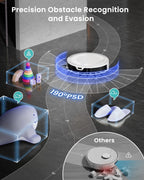 Lefant Robot Vacuum Cleaner with 4500Pa Suction, PSD Obstacle Avoidance, APP/Remote/Voice Control,Ideal for Pet hair, M310