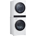 LG WKGX201HWA 27 inch White WashTower Laundry Center with 4.5 cu. ft. Washer and 7.4 cu. ft. Gas Dryer