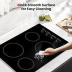 GASLAND Chef Pro 30 in Radiant Electric Cooktop with 4 Burners,  220V ETL Approved