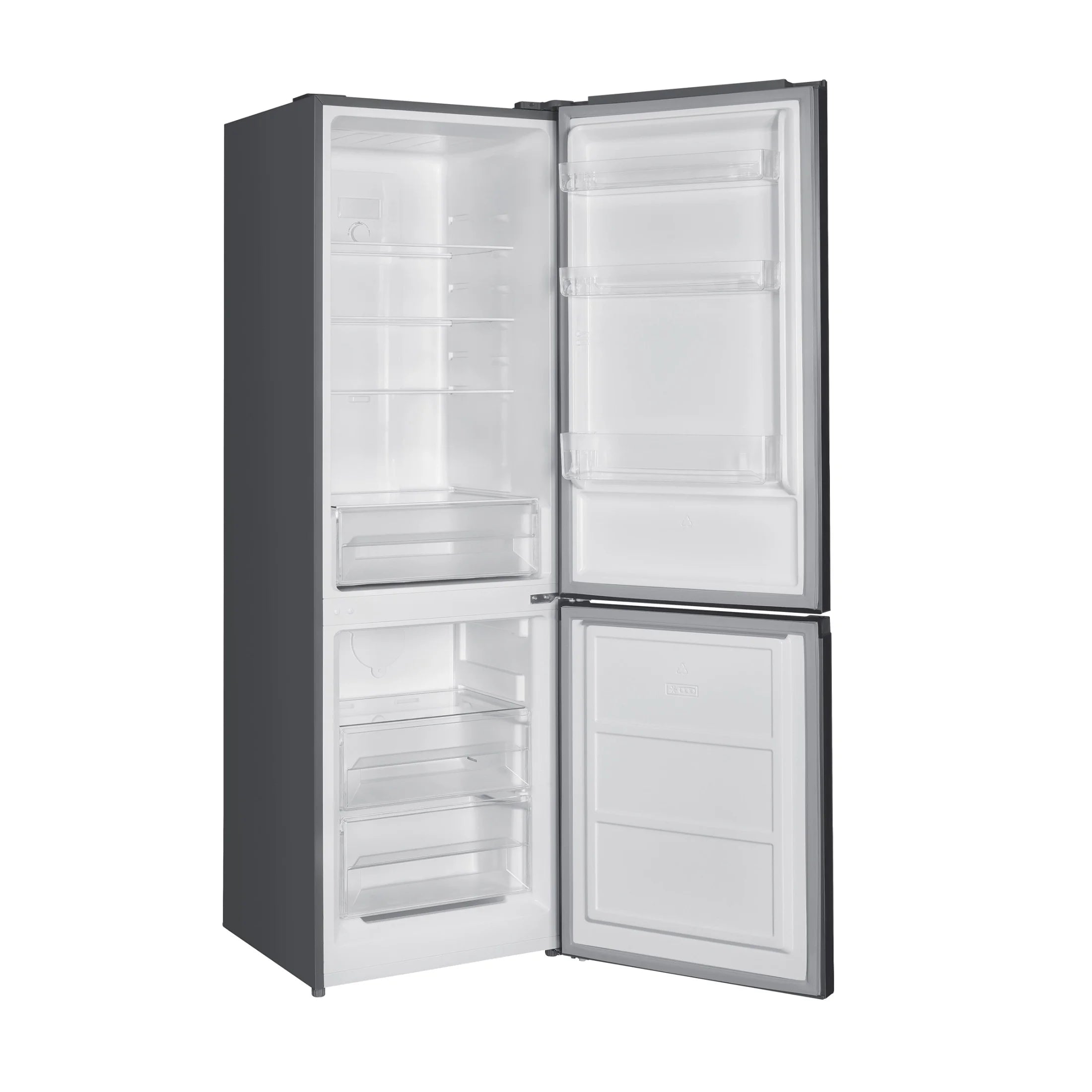 10.5 cu. ft. Bottom Freezer Refrigerator with Adjustable Cooling Zones, Reversible Doors in Stainless Steel