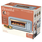 Beautiful Infrared Air Fryer Toaster Oven, 9-Slice, 1800 W, White Icing by Drew Barrymore