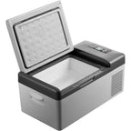 FortuneKey Trading Refrigerator 16 Qt, Portable Mini Car Fridge w/ -4�H-68�H Cooling Range 110-240V AC Electric Compressor Cooler for Truck Vehicle RV Boat Outdoor & Home Use, Grey