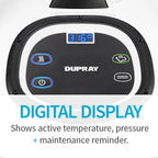 TOSCA�?Steam Cleaner by Dupray,  a Commercial-Grade Cleaner with Enamel-Coated Steel Case and Intuitive Digital Interface. 1600w of Power.