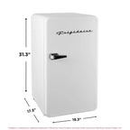 Frigidaire 3.2 Cu. ft. Single Door Retro Compact Refrigerator EFR372, Blue