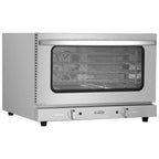 23 in. Countertop Convection Oven for Half-Size Pans with 4 Racks 1600W of Power in Stainless-Steel (KM-CTCO-15)